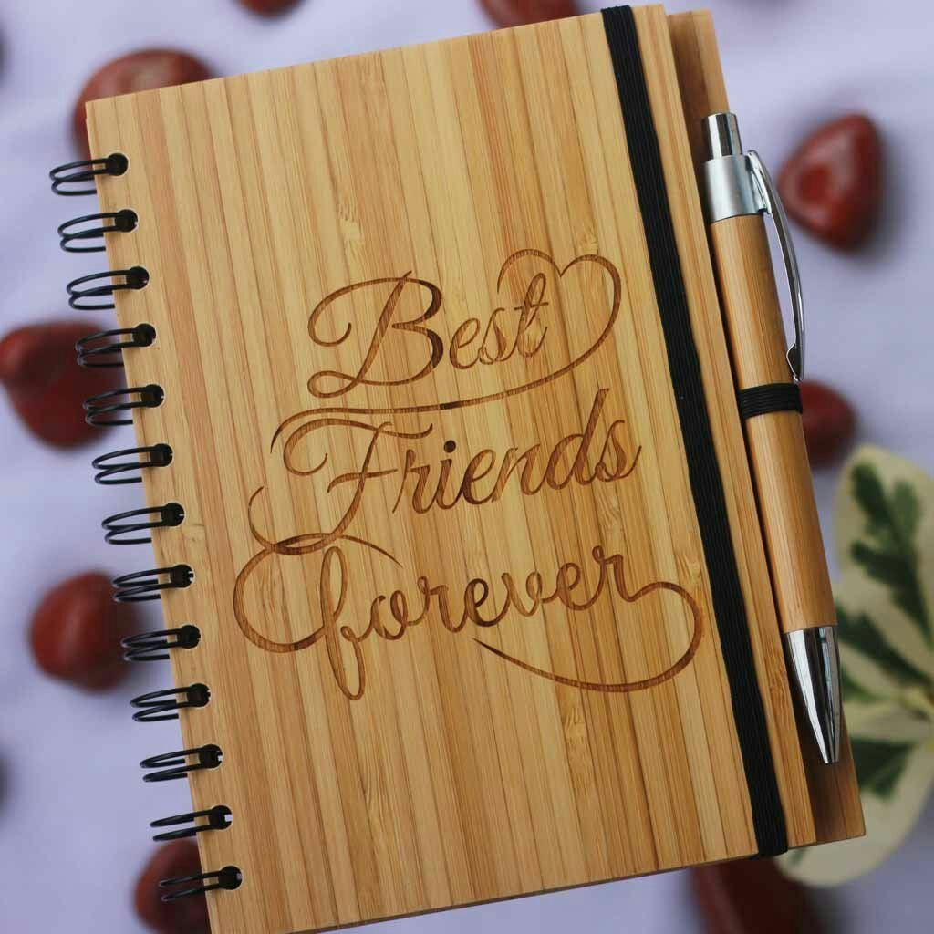 Custom Wooden Diary & Pen Set