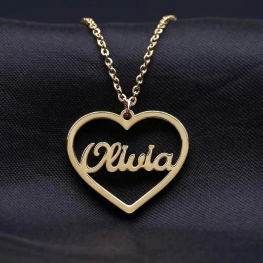 Customize Heart Shape Necklace