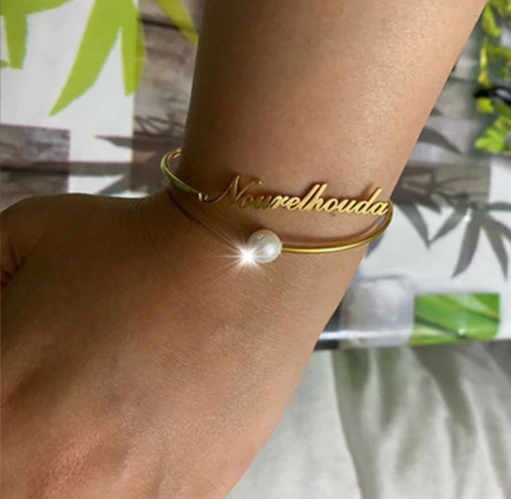 Gold plated bangle