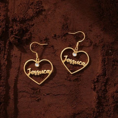 Customize name earring