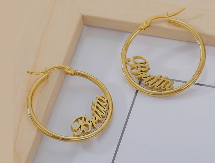 Custom name hoops