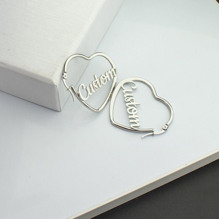 Customize name earring