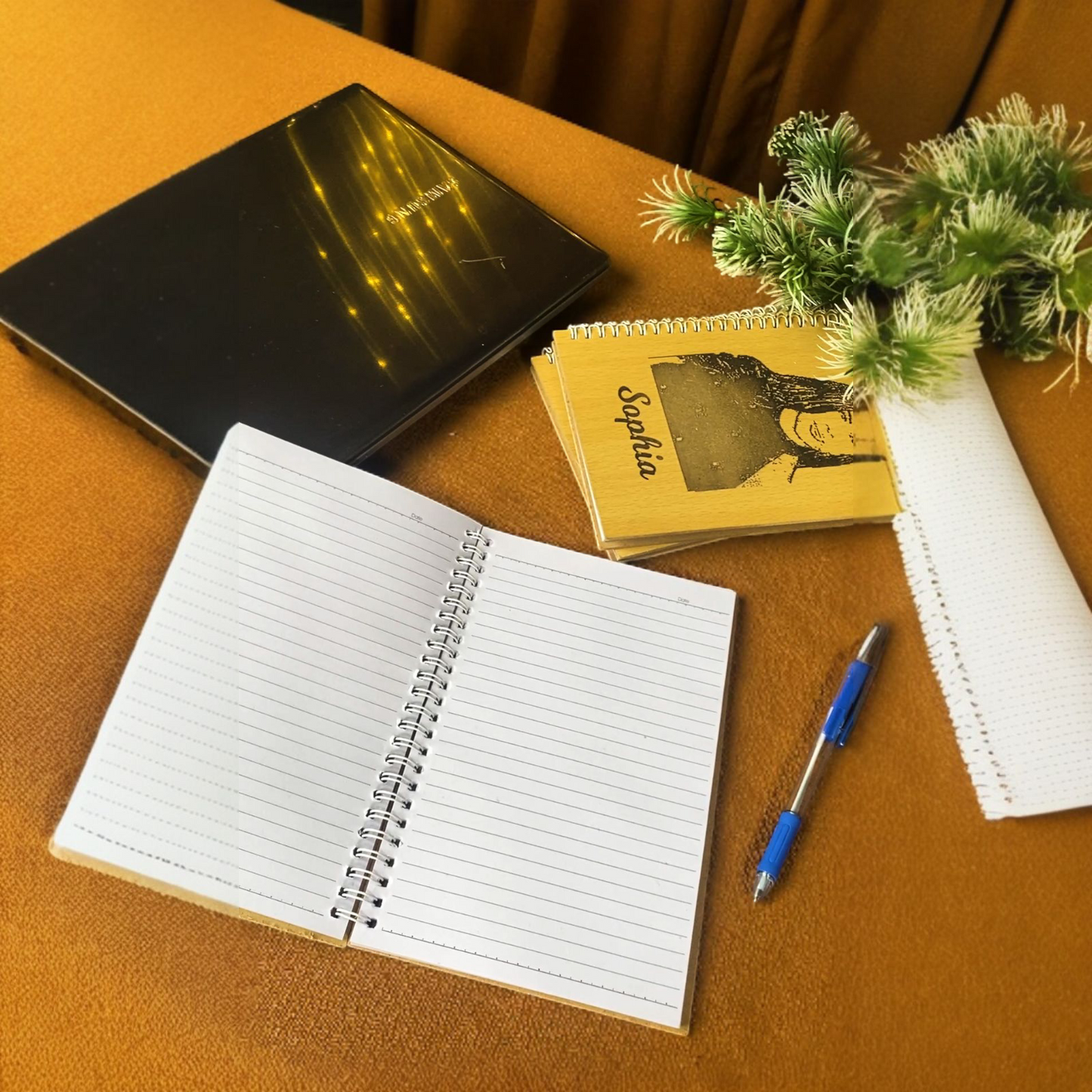 Custom Wooden Diary & Pen Set