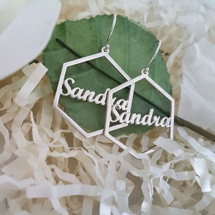Hook name earring
