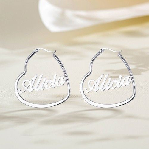 Customize name earring
