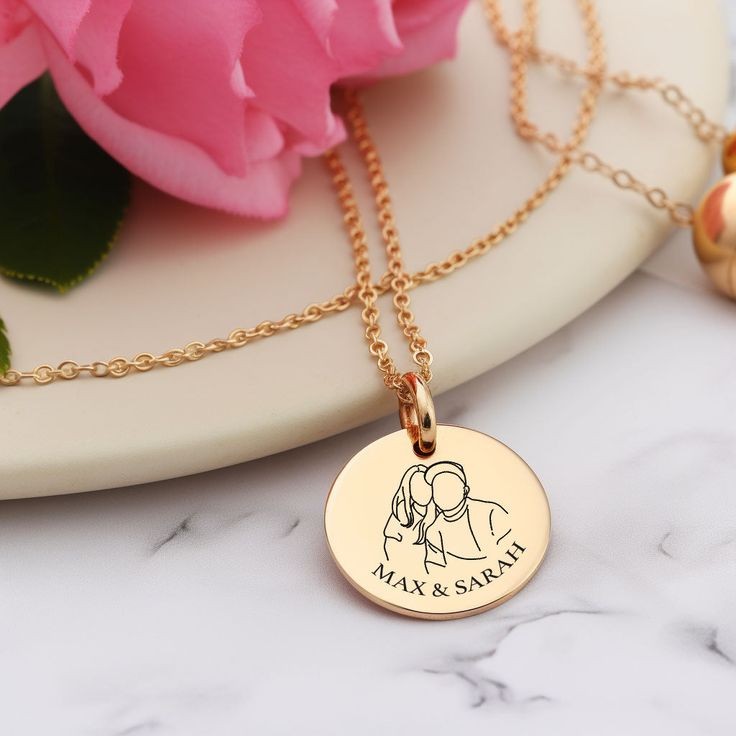 Angel baby necklace
