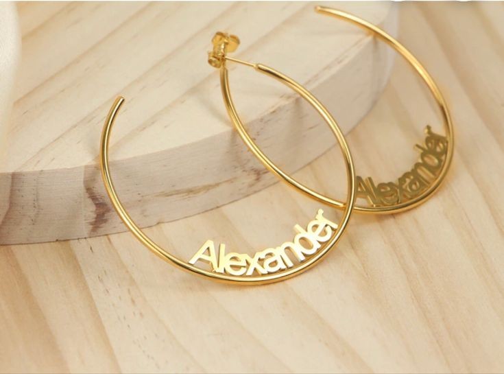 Custom name hoops