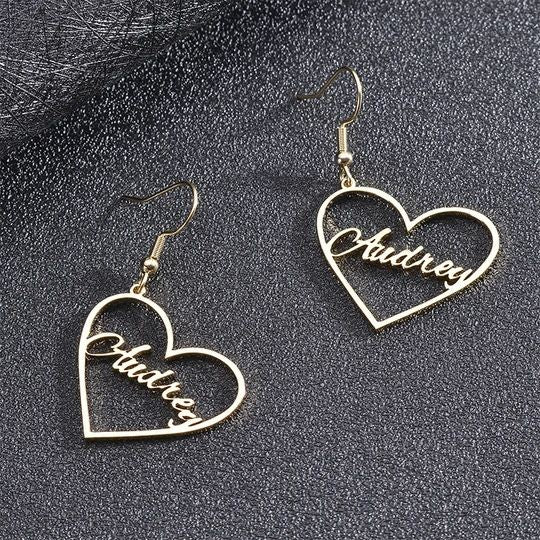 Customize name earring