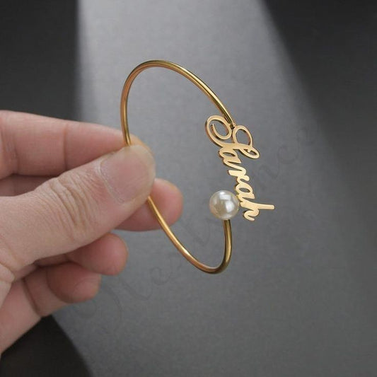 Gold plated bangle