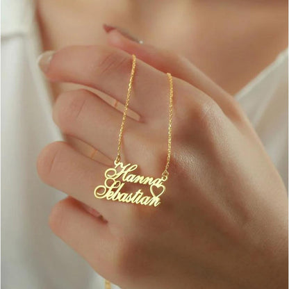 Couple Name Necklace