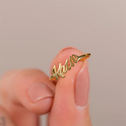 Personalized Name Ring