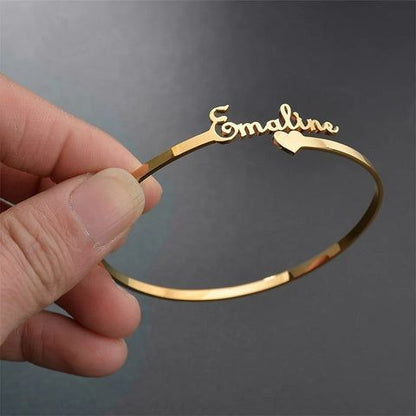 Custom heart bangle