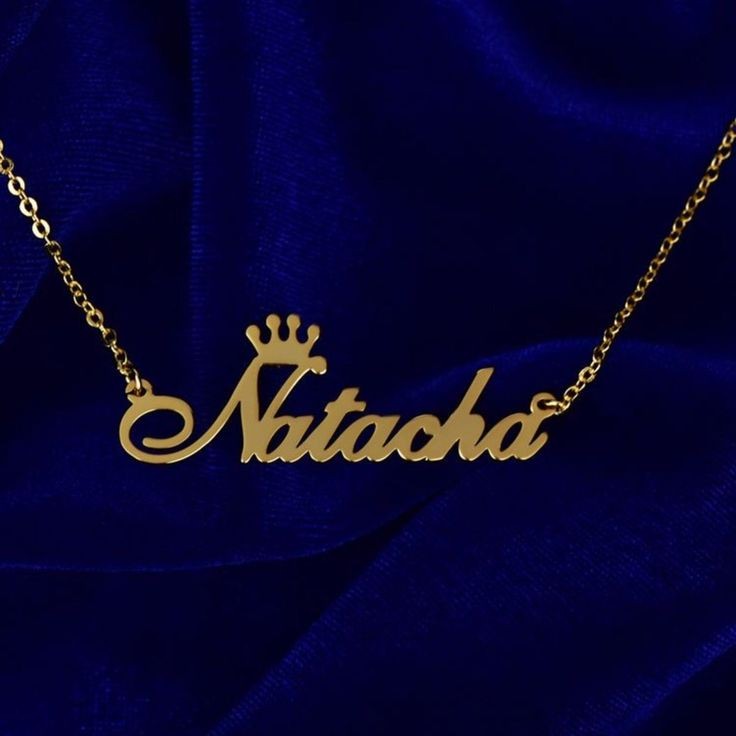 Single Name Necklace