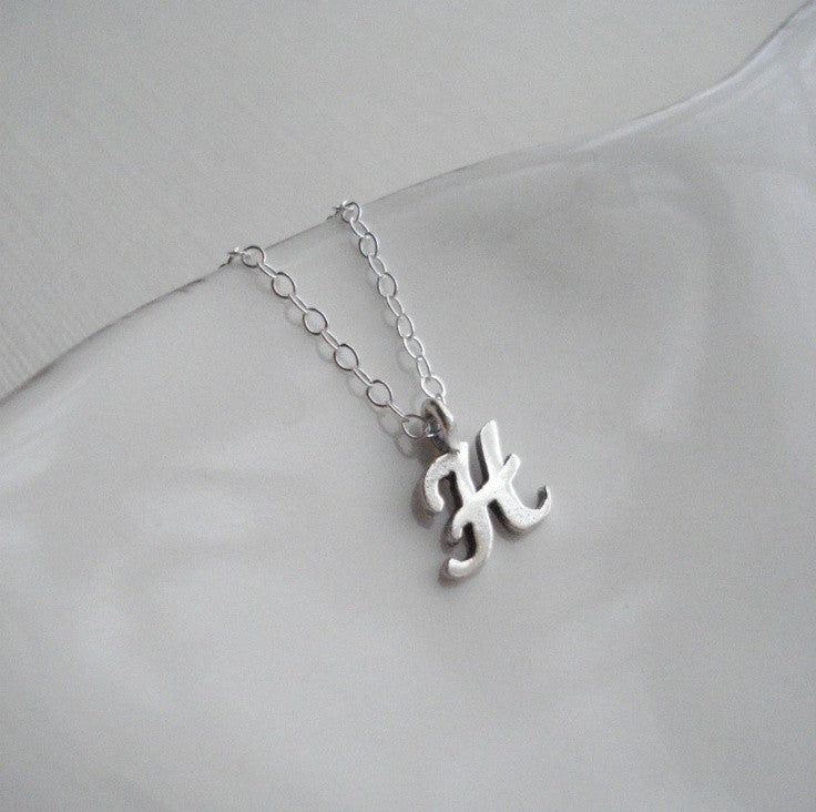 Custom Single Letter Name Necklace