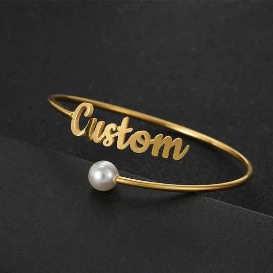 Gold plated bangle