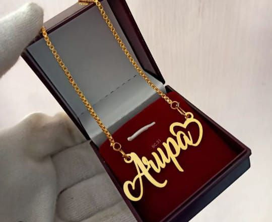 Heart with Name Necklace