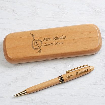 Wooden Pen with Wooden Case