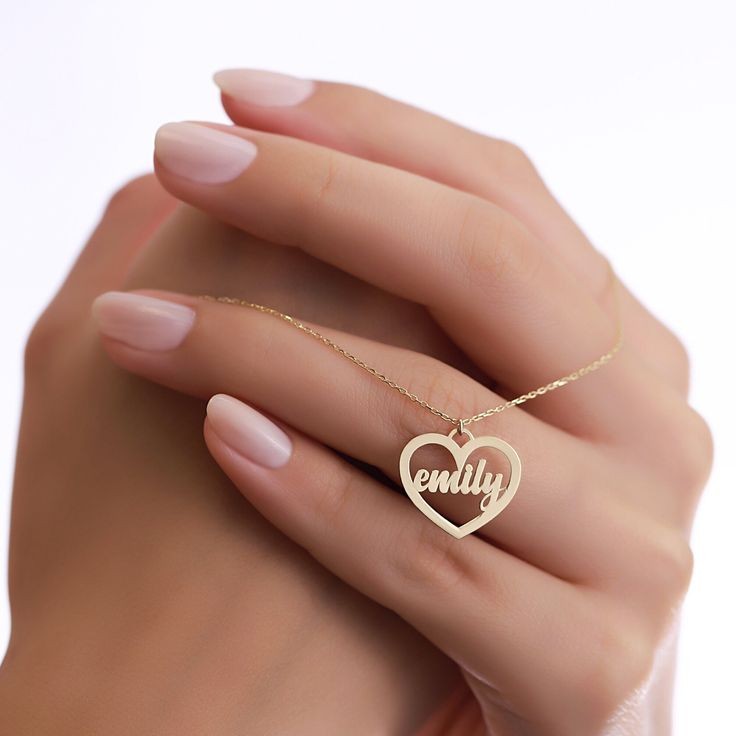 Customize Heart Shape Necklace