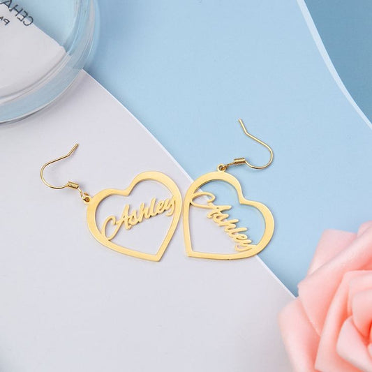 Customize name earring