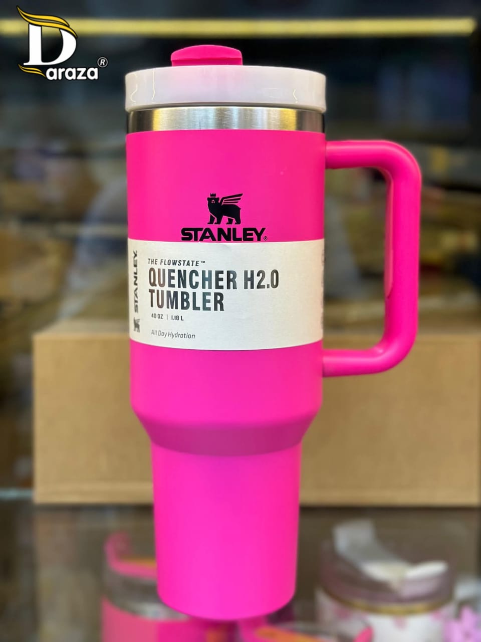 Custom Stainless Steel Tumbler with Handle