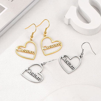 Customize name earring