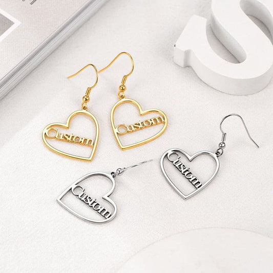 Customize name earring