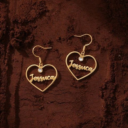 Customize name earring