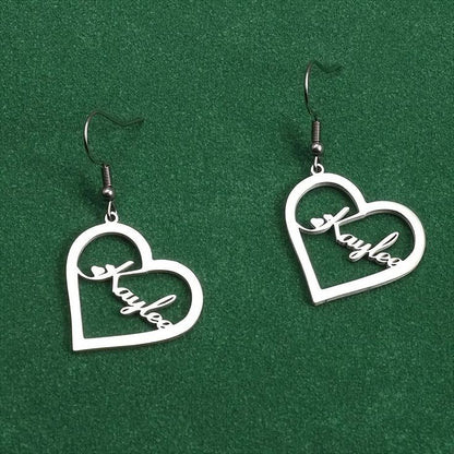 Customize name earring