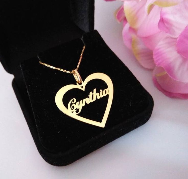 Heart with Name Necklace