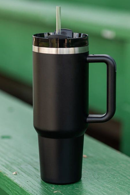 Custom Stainless Steel Tumbler with Handle