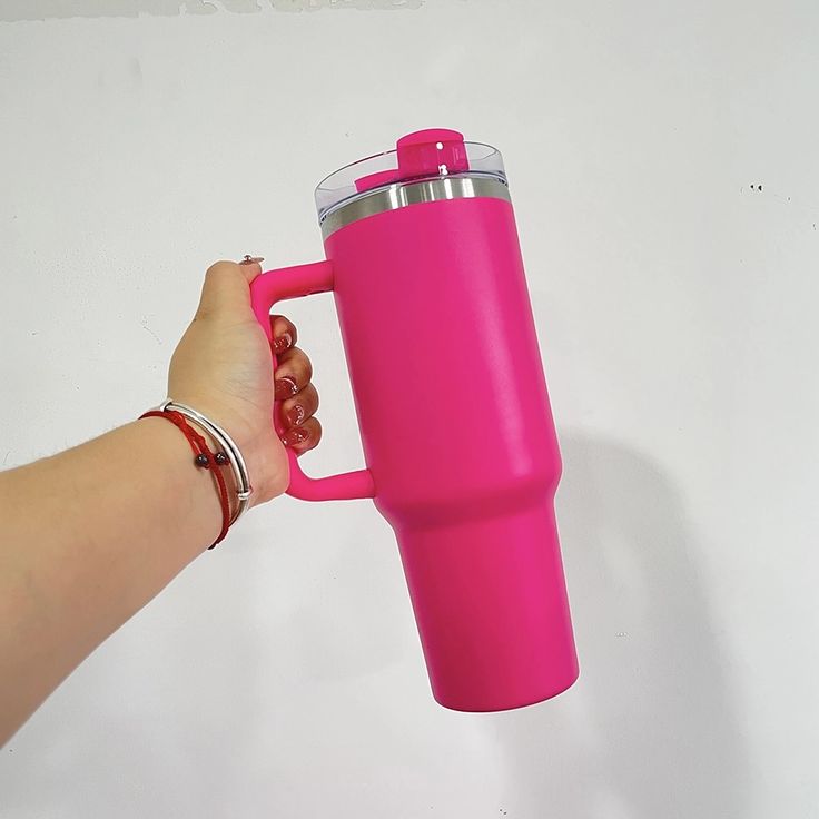 Custom Stainless Steel Tumbler with Handle