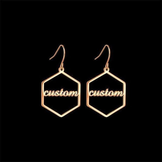 Hook name earring