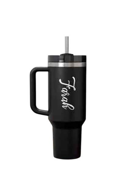 Custom Stainless Steel Tumbler with Handle