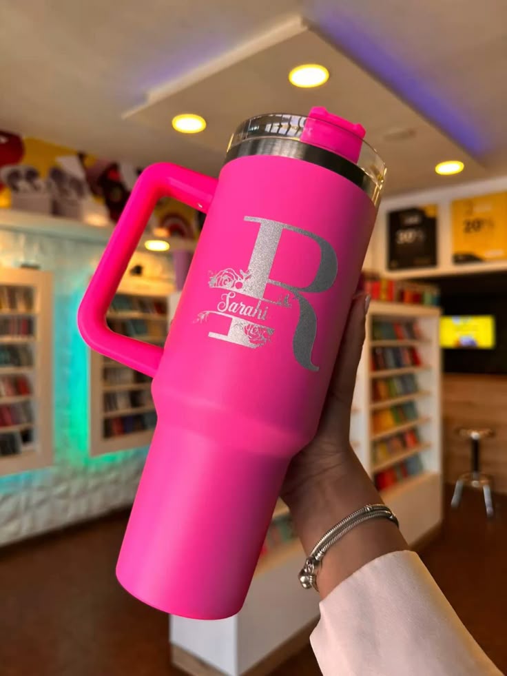 Custom Stainless Steel Tumbler with Handle