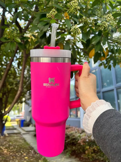 Custom Stainless Steel Tumbler with Handle