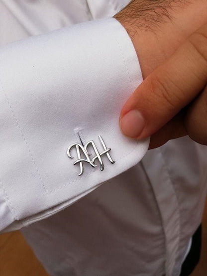 Letter cufflinks