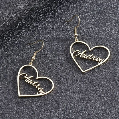 Customize name earring